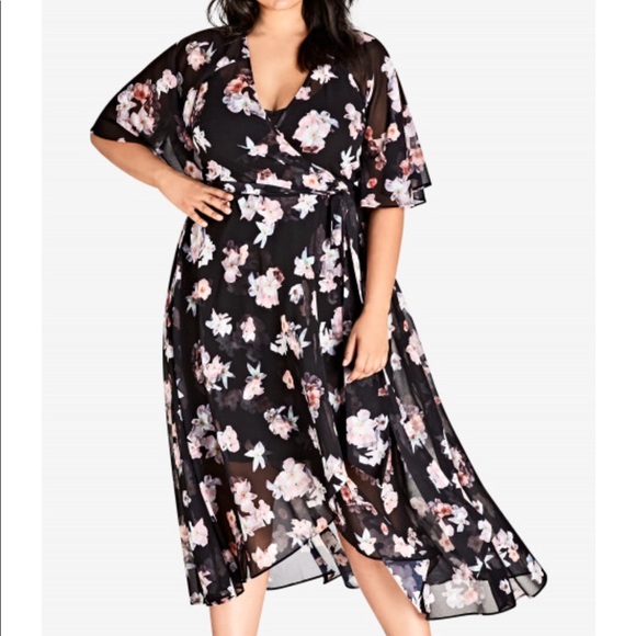 city chic wrap dress